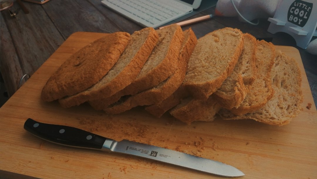 无糖纯全麦土司面包麦吉特制面包机版