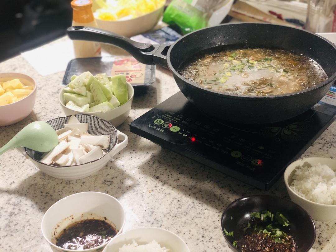 好吃不上火的菊花酸菜鸡