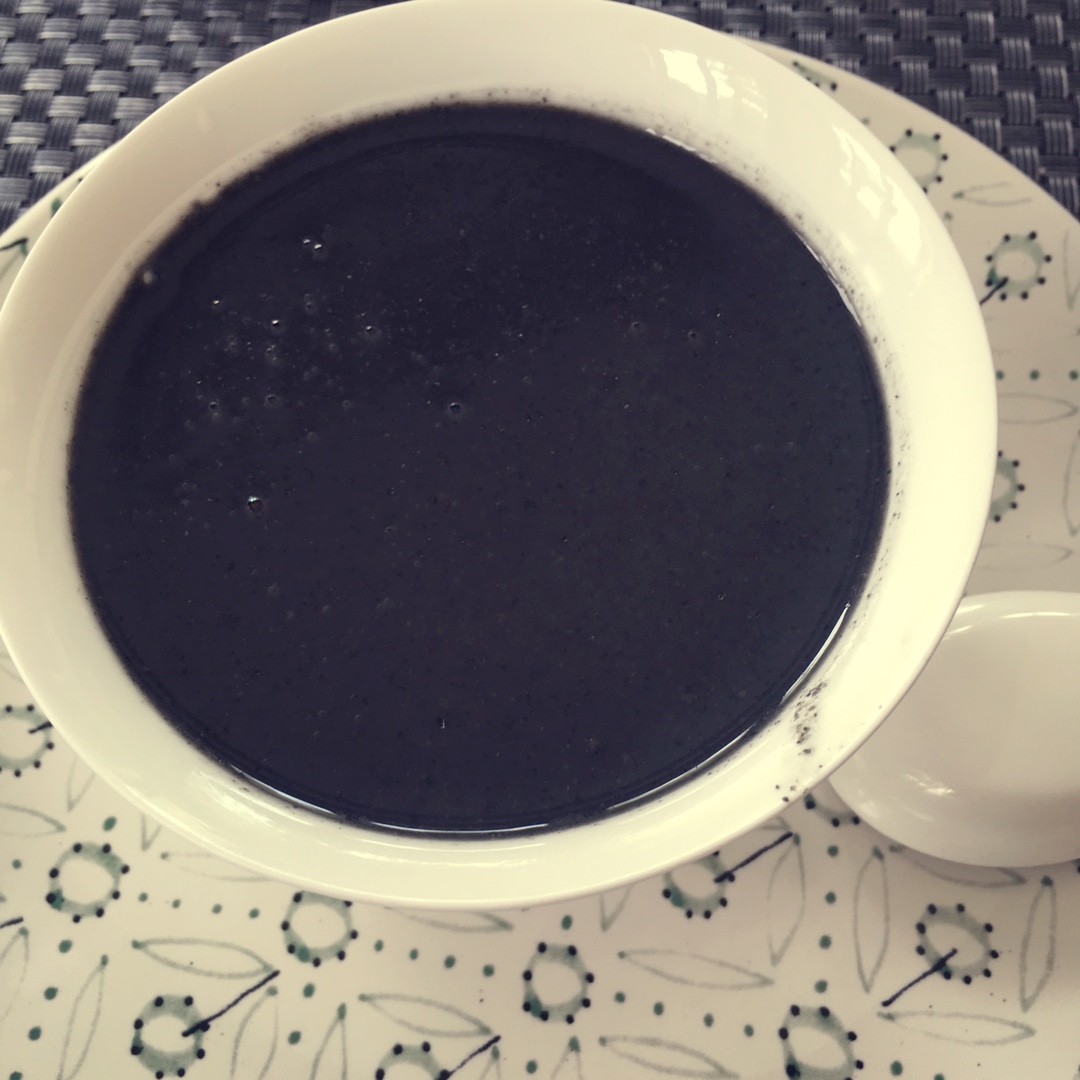 豆浆机版黑米核桃芝麻糊