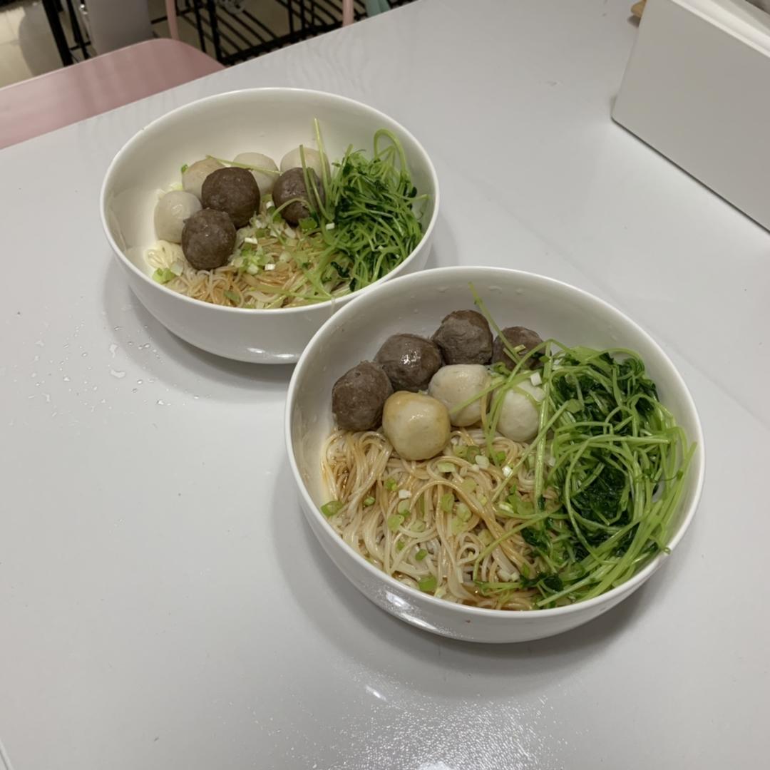 五分钟搞定一碗热乎乎的阳春面