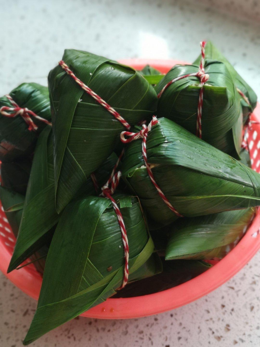 粽子包法之三            小脚粽