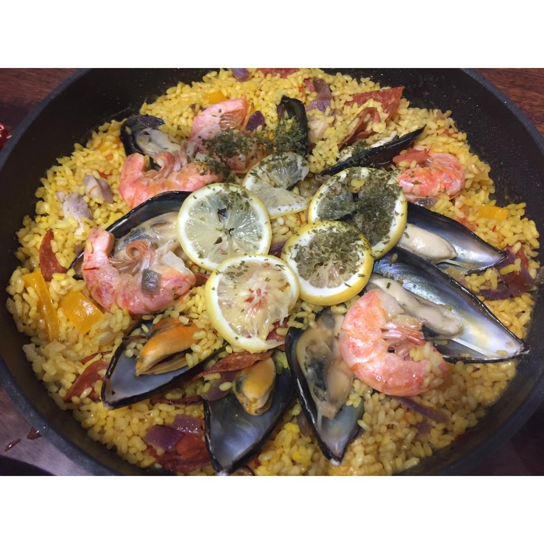 正宗paella 西班牙海鲜饭