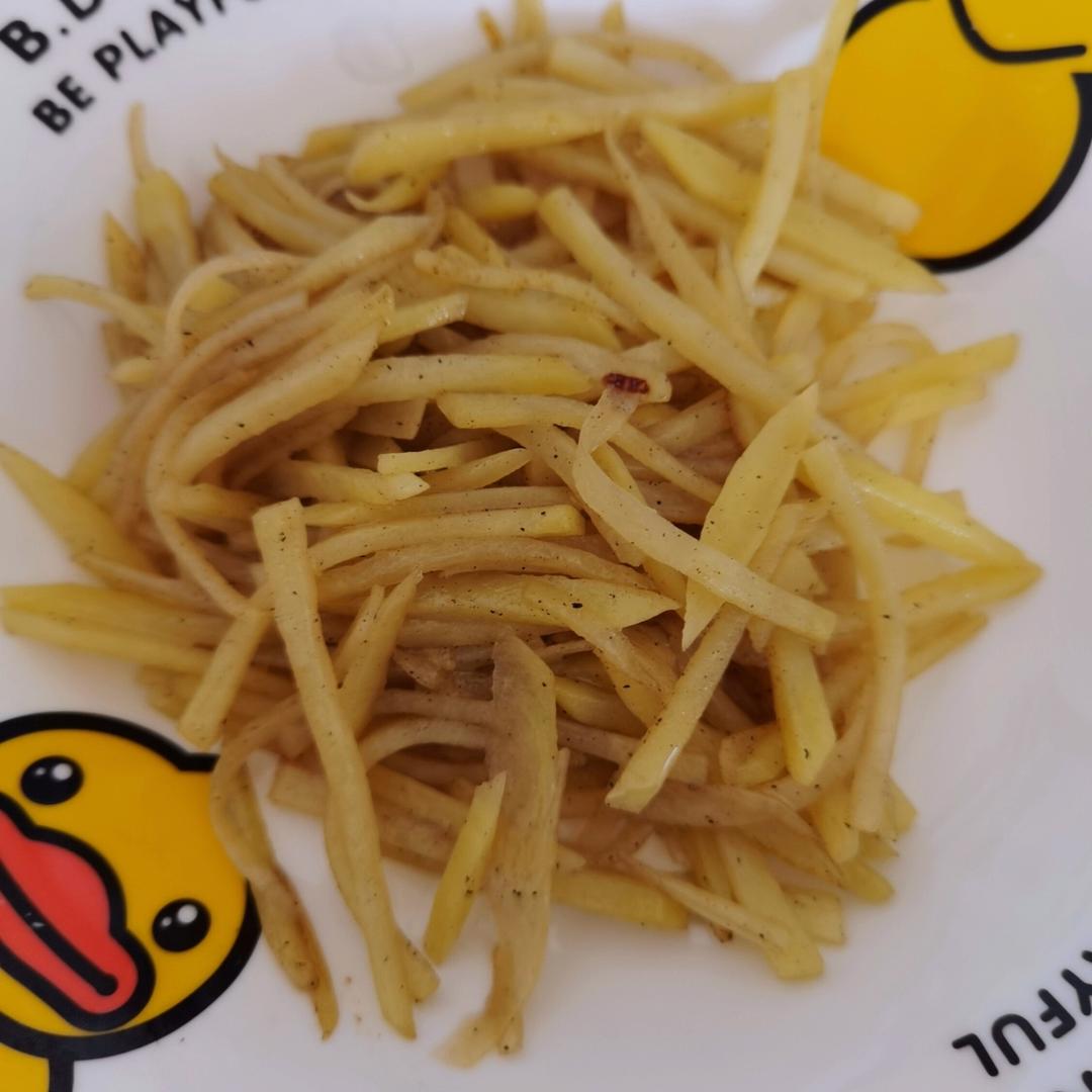 清炒土豆丝(巨简单，巨好吃)