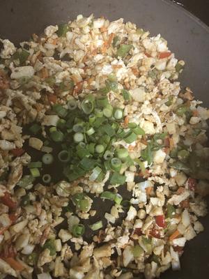 蛋炒白花椰菜(伪饭)-减脂料理的做法 步骤9