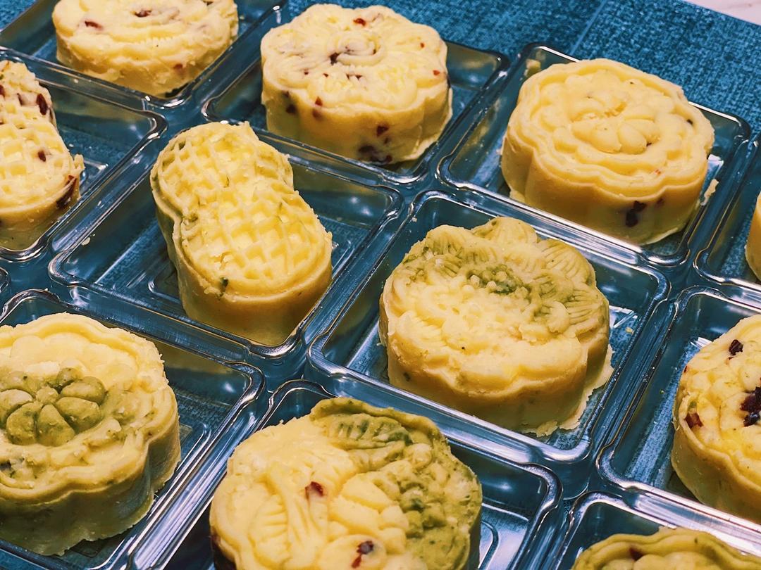 低糖奶香绿豆糕的做法