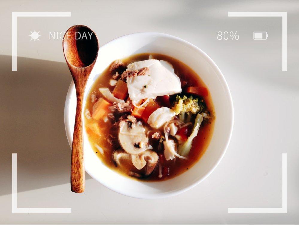 豆腐蔬菜汤（减肥餐）