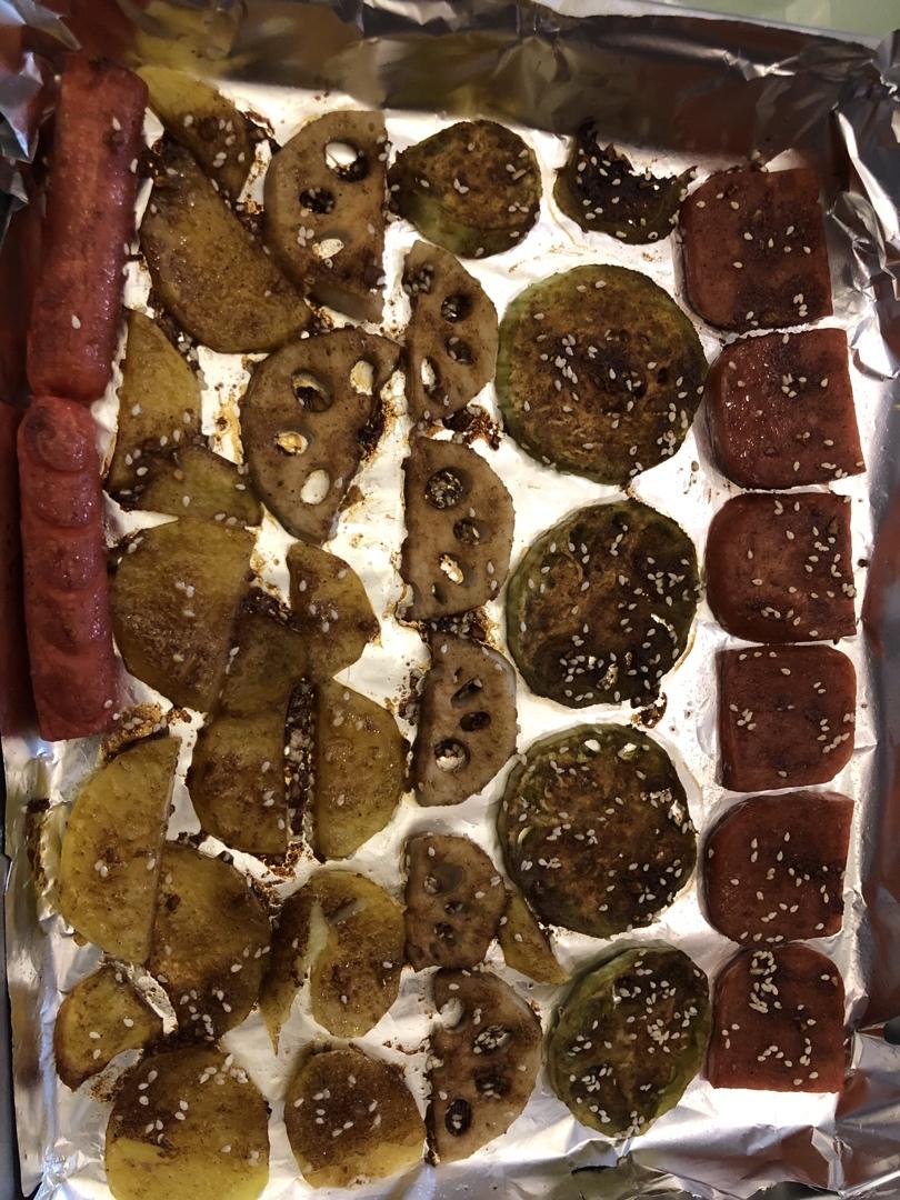 自制烤箱版烧烤，简单好吃过烧烤摊