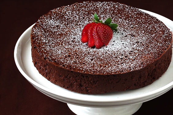 仅三样原材料的无糖无面粉巧克力蛋糕的做法 步骤11