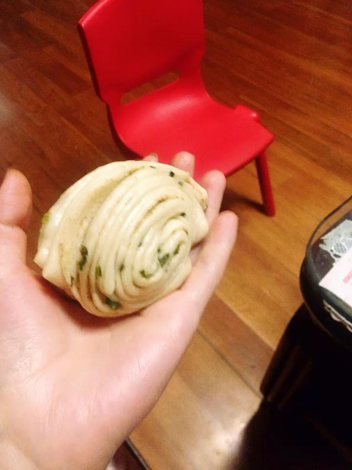 椒盐葱香花卷