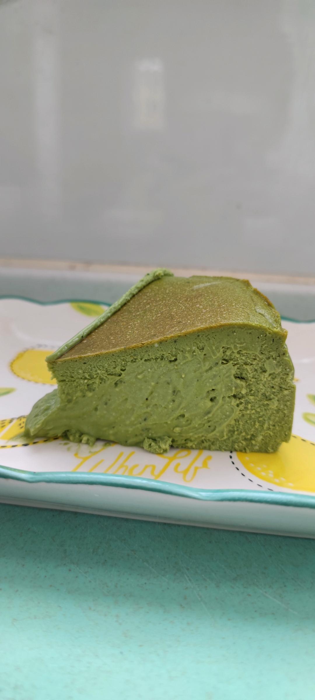 流心抹茶巴斯克芝士蛋糕