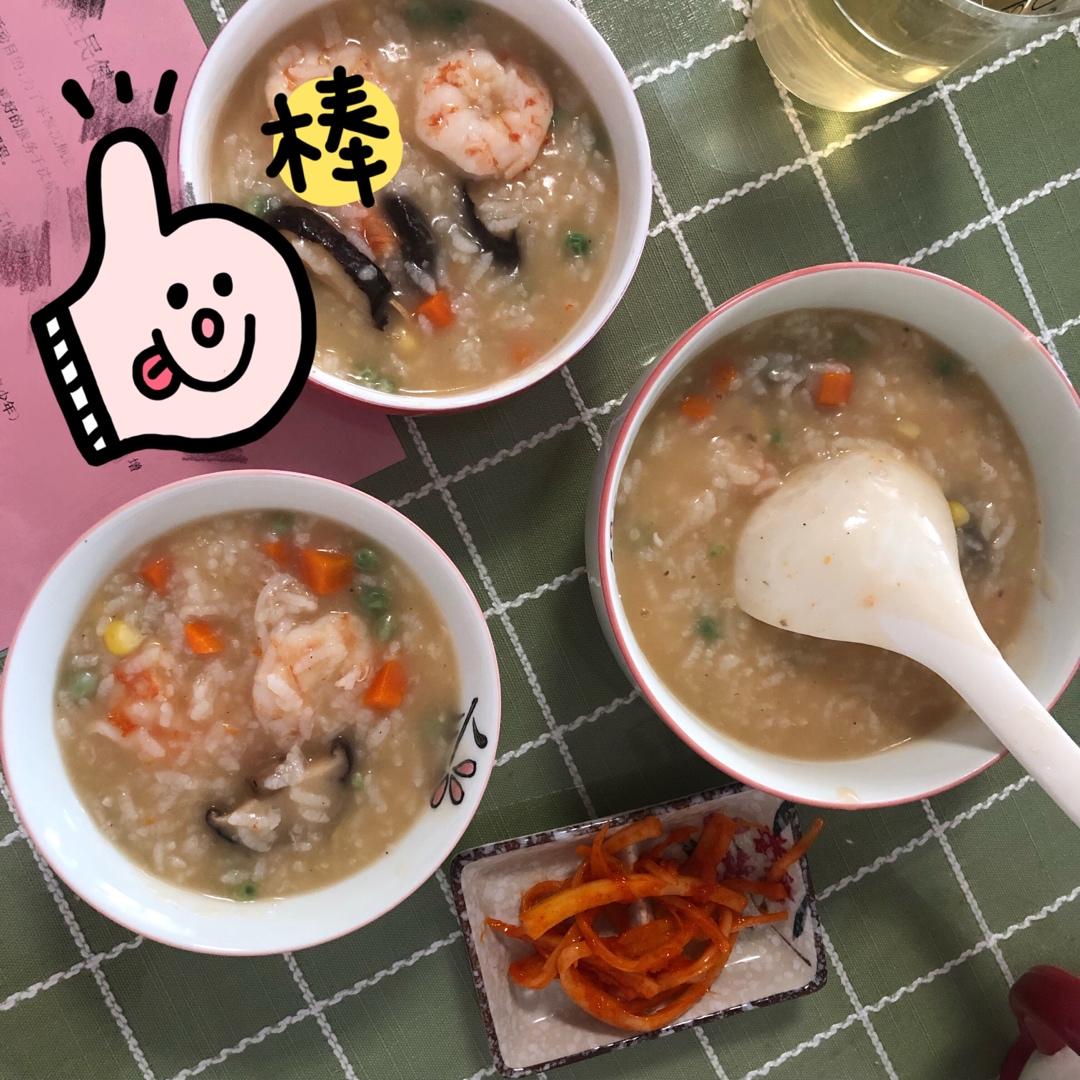 超美味的鲜虾粥