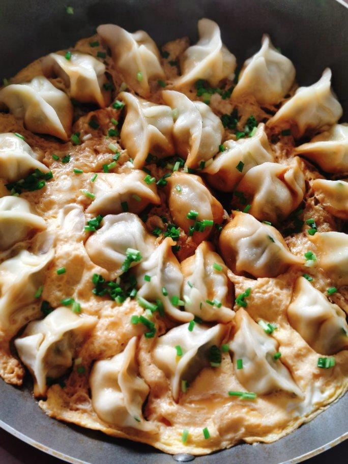 懒人快手抱蛋煎饺