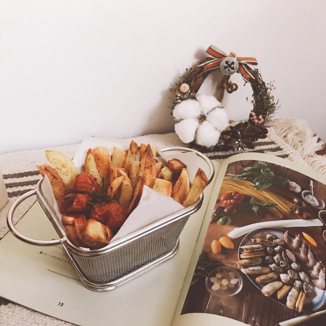 2勺油搞定炸薯条（烤箱版 ）