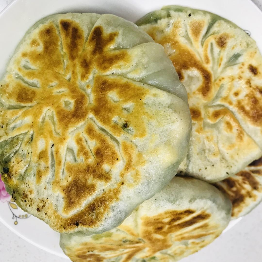 皮薄馅儿多的菠菜火烧（菠菜馅儿饼）