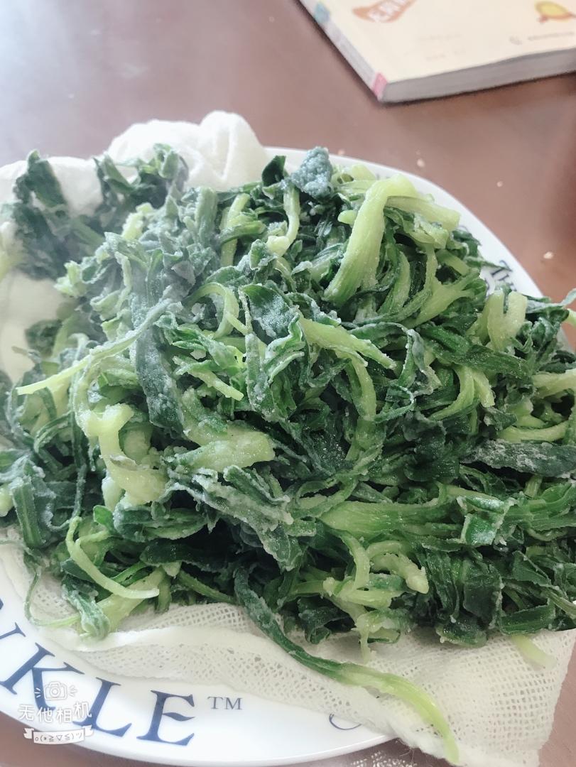 【原创】粉蒸面条菜（野菜 扫帚菜）