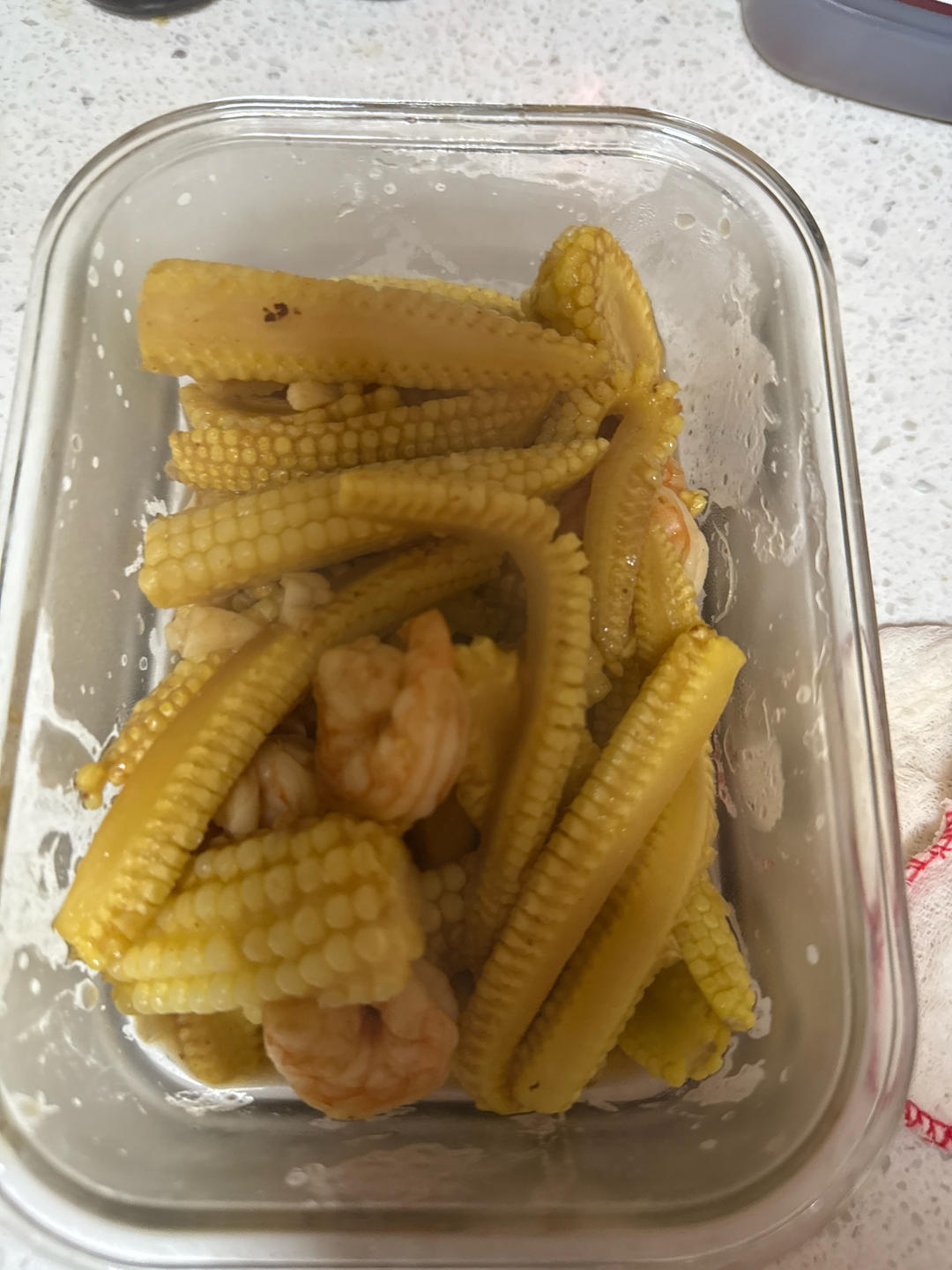 玉米笋炒虾仁