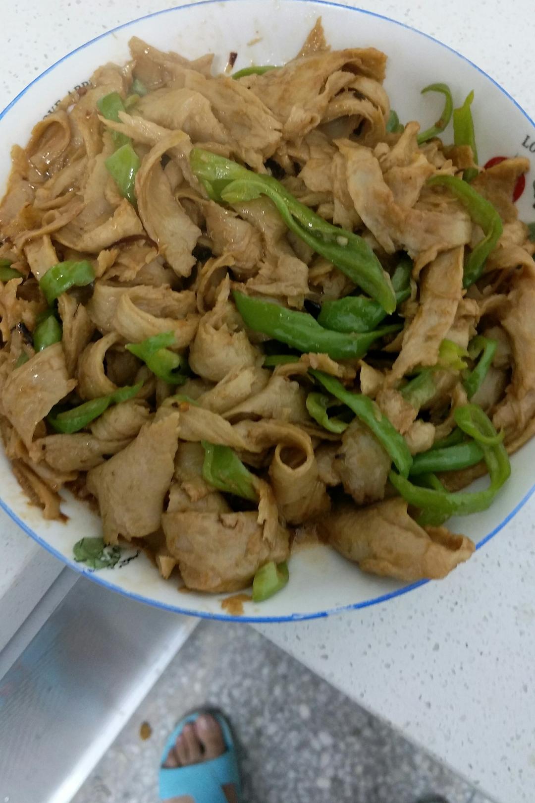 青椒炒面筋