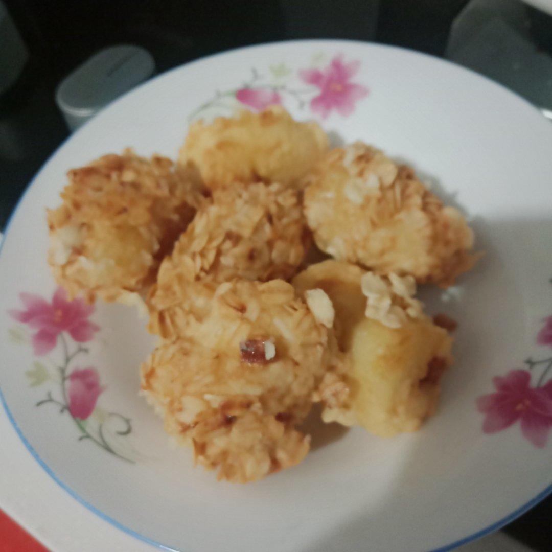 油炸香蕉燕麦片