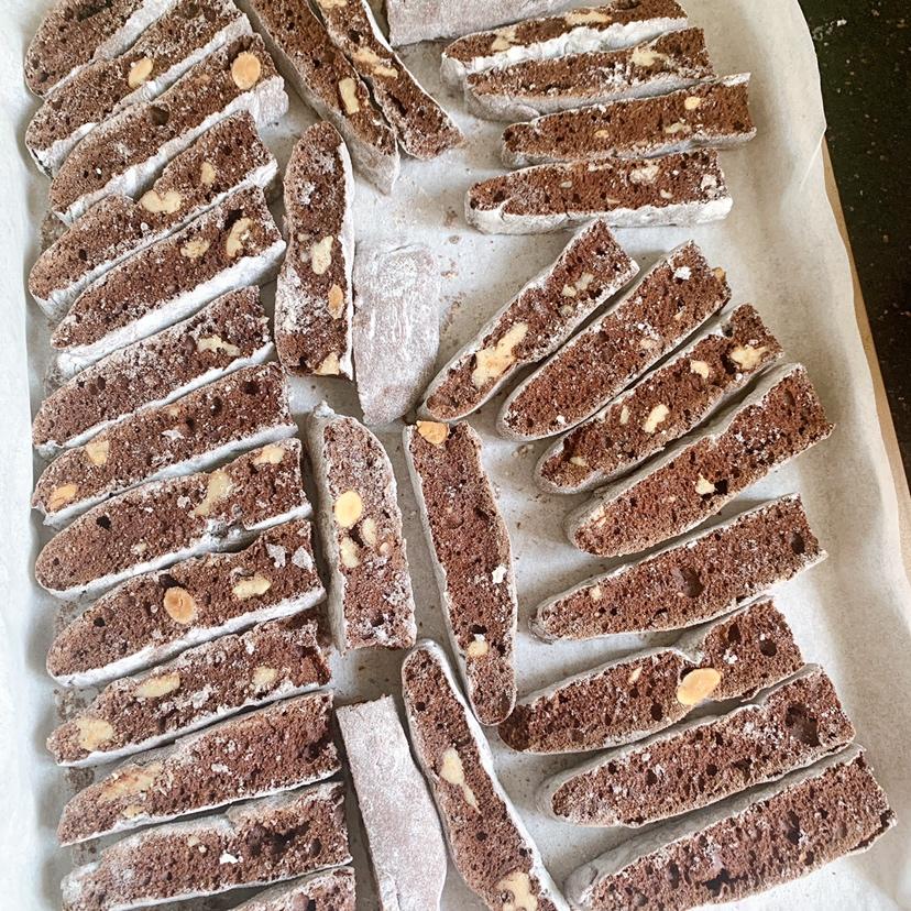【香到爆炸的！！－黑芝麻风味意式脆饼 】Biscotti