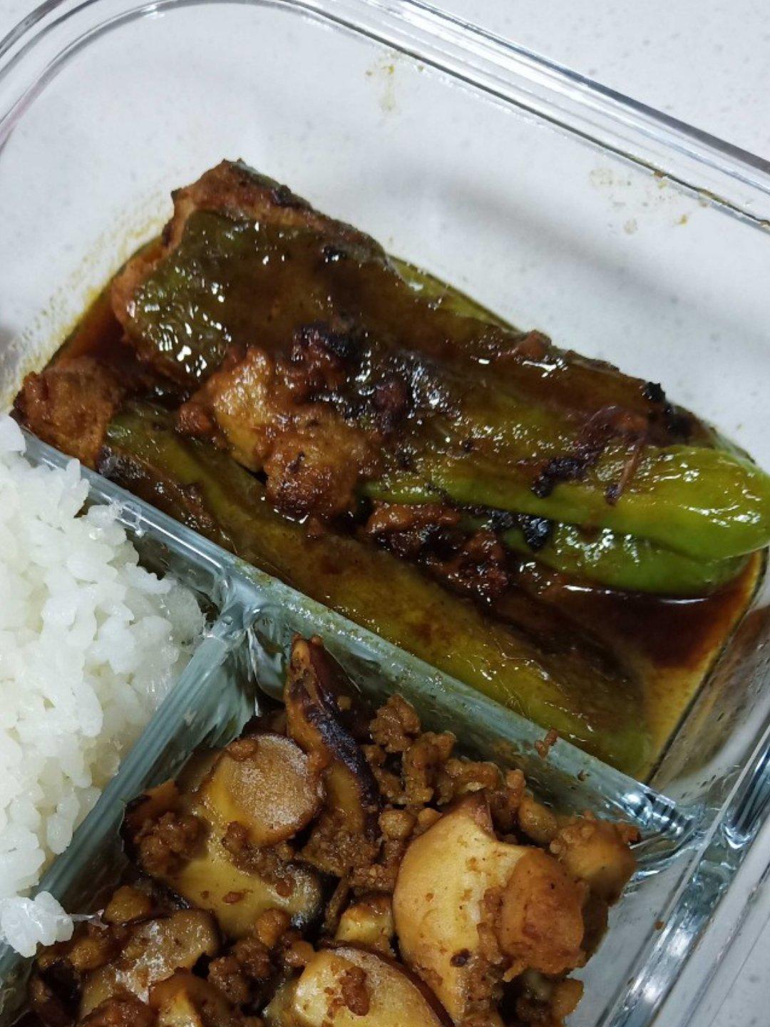 下饭菜肴--青椒酿肉