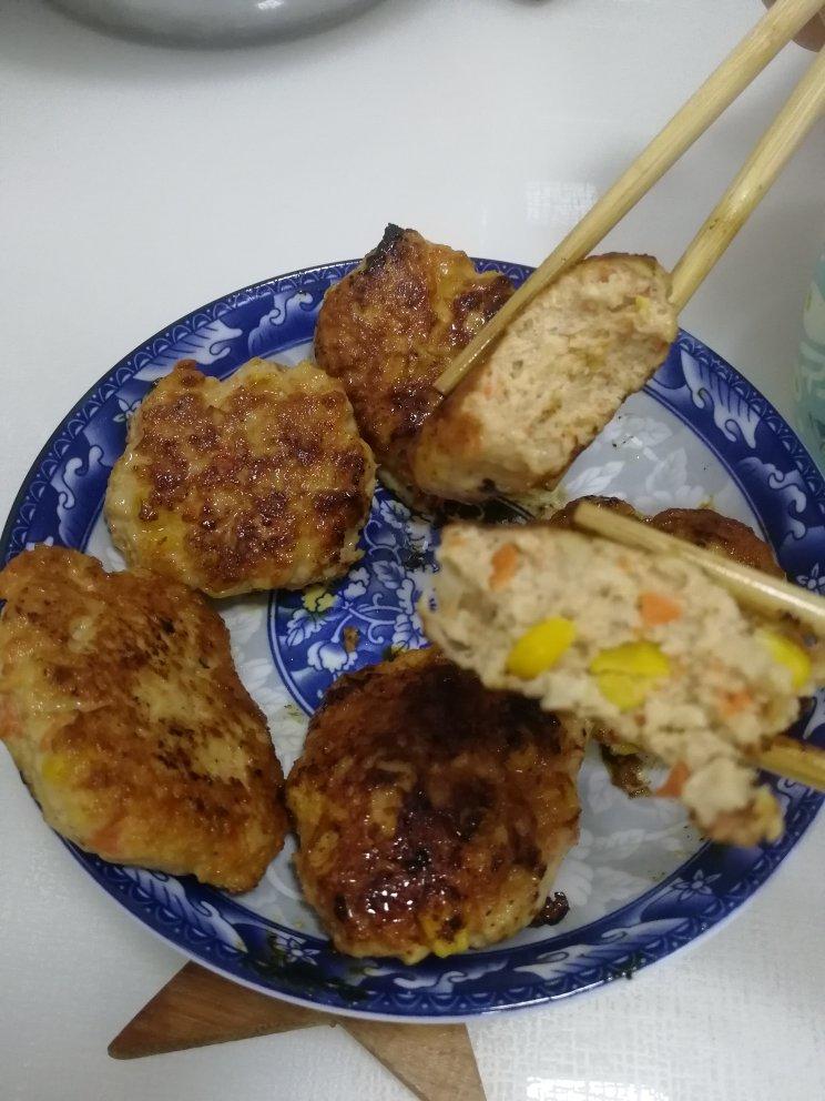 减肥餐低脂鸡胸肉饼