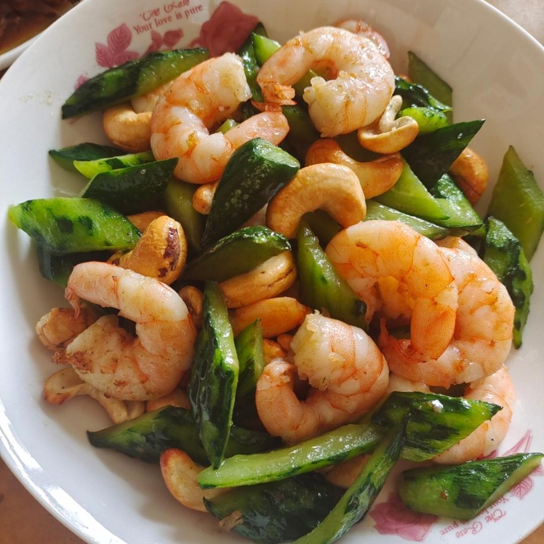 腰果黄瓜虾仁