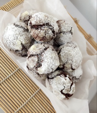 巧克力裂纹曲奇