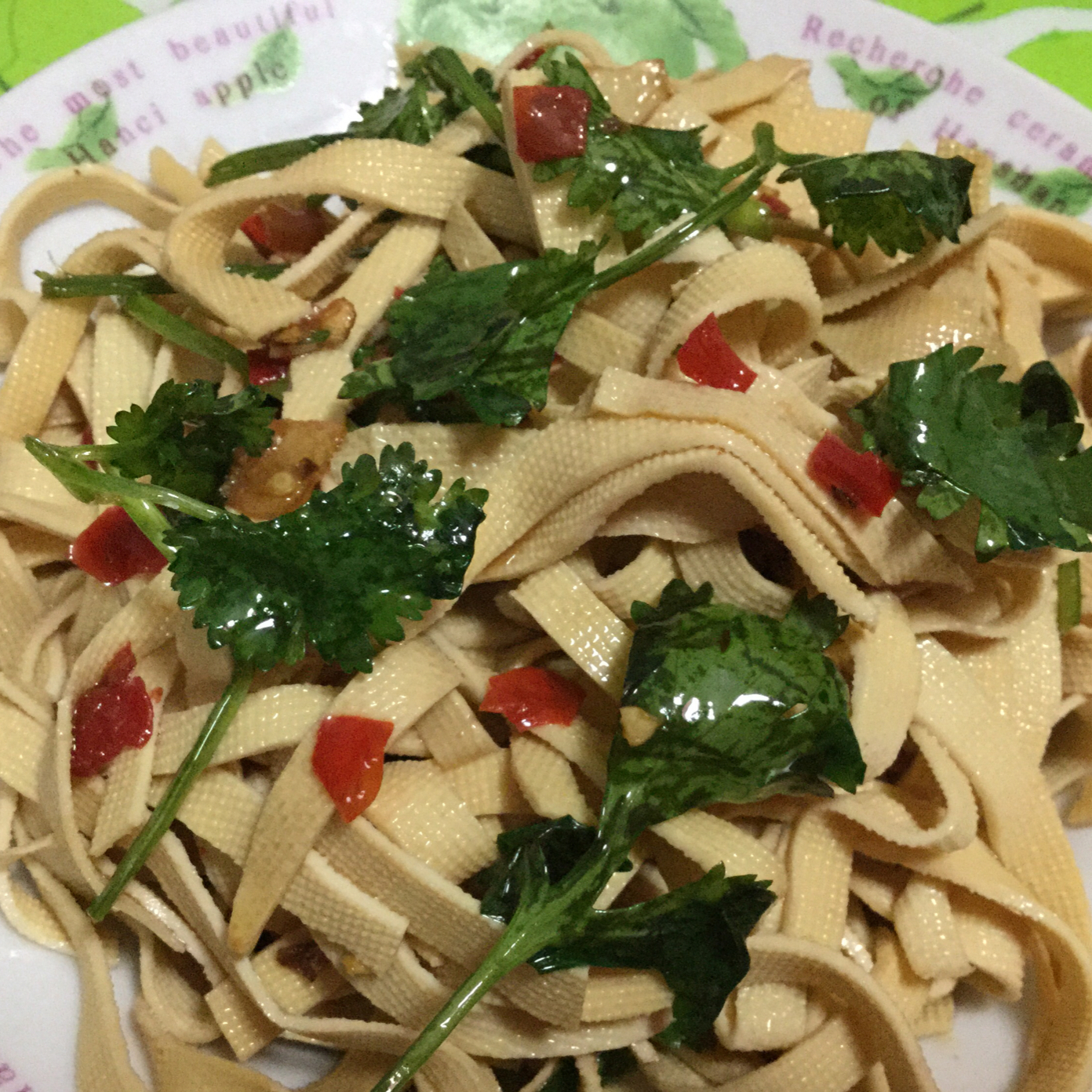 凉拌豆腐丝