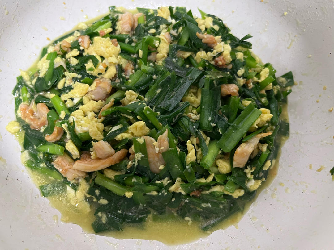 韭菜炒鸡蛋——三分钟快手下饭菜 掌握火候的秘诀