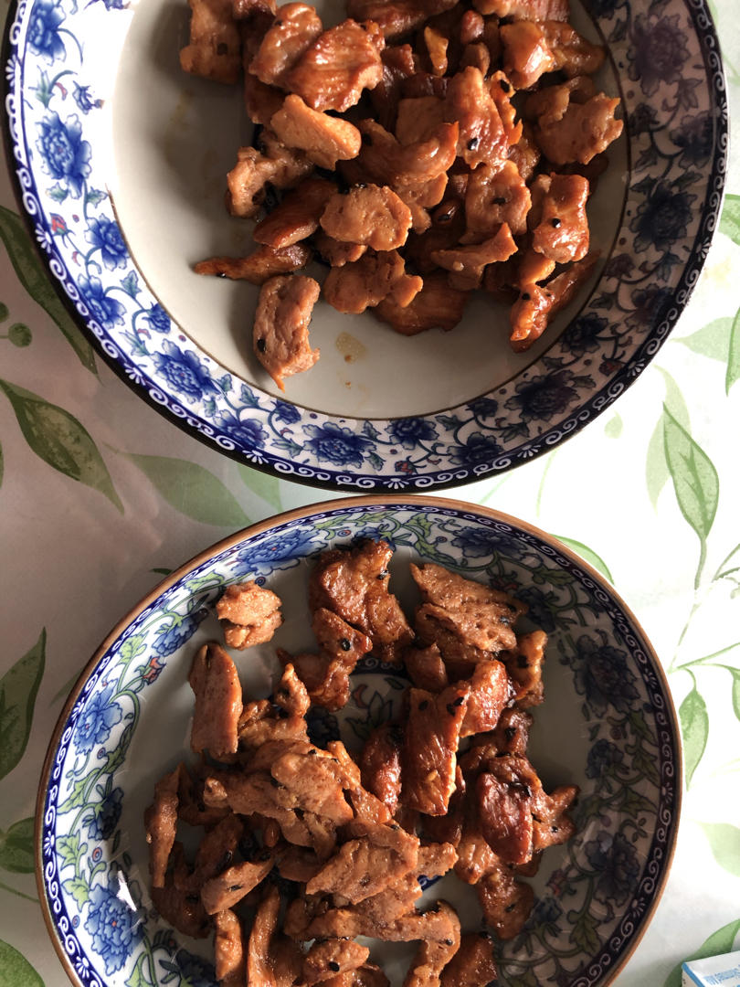 非常简单非常好吃的烤梅花肉