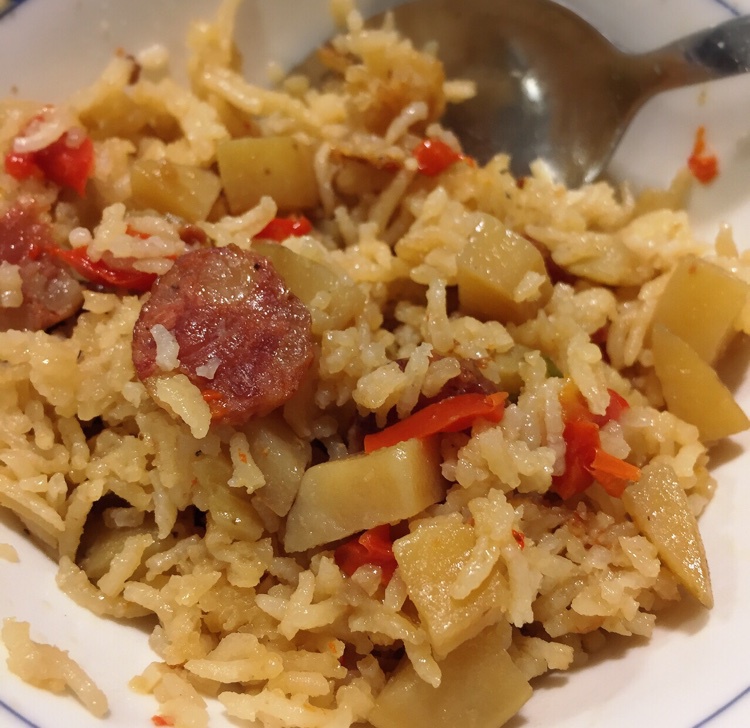 土豆焖饭（电饭锅版）