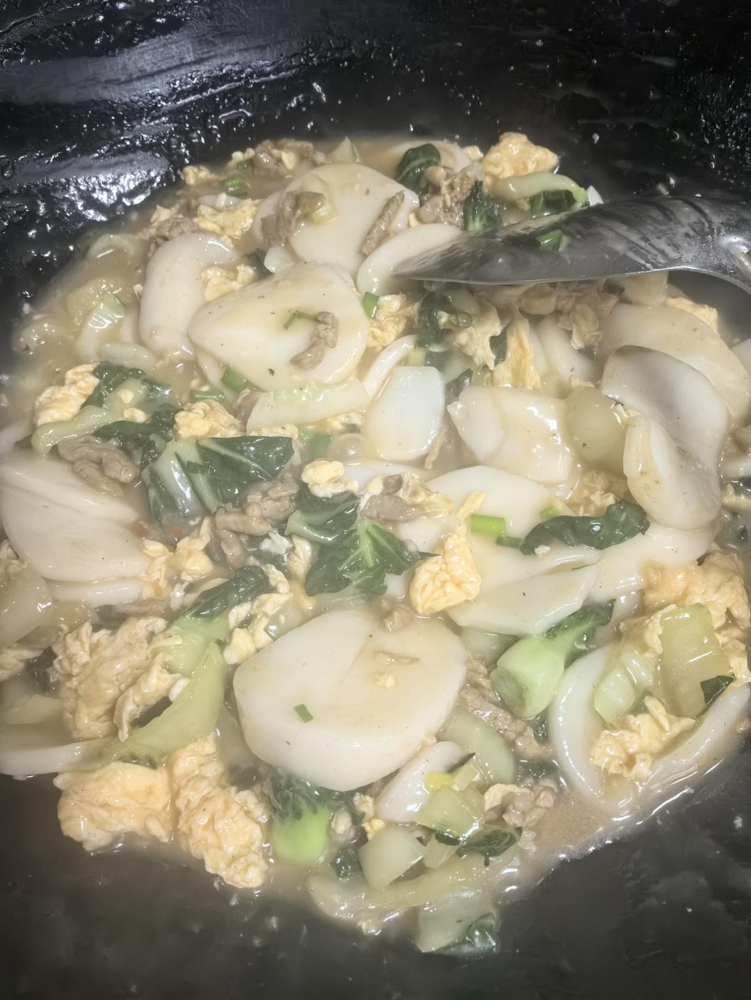 江西汤煮年糕，儿时的味道，Q弹软糯