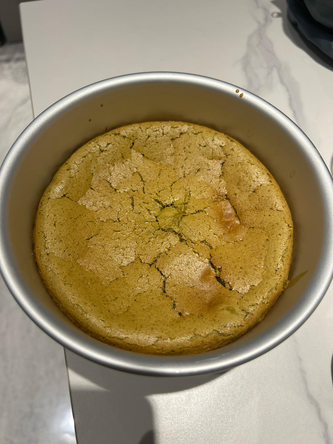 六寸抹茶戚风蛋糕