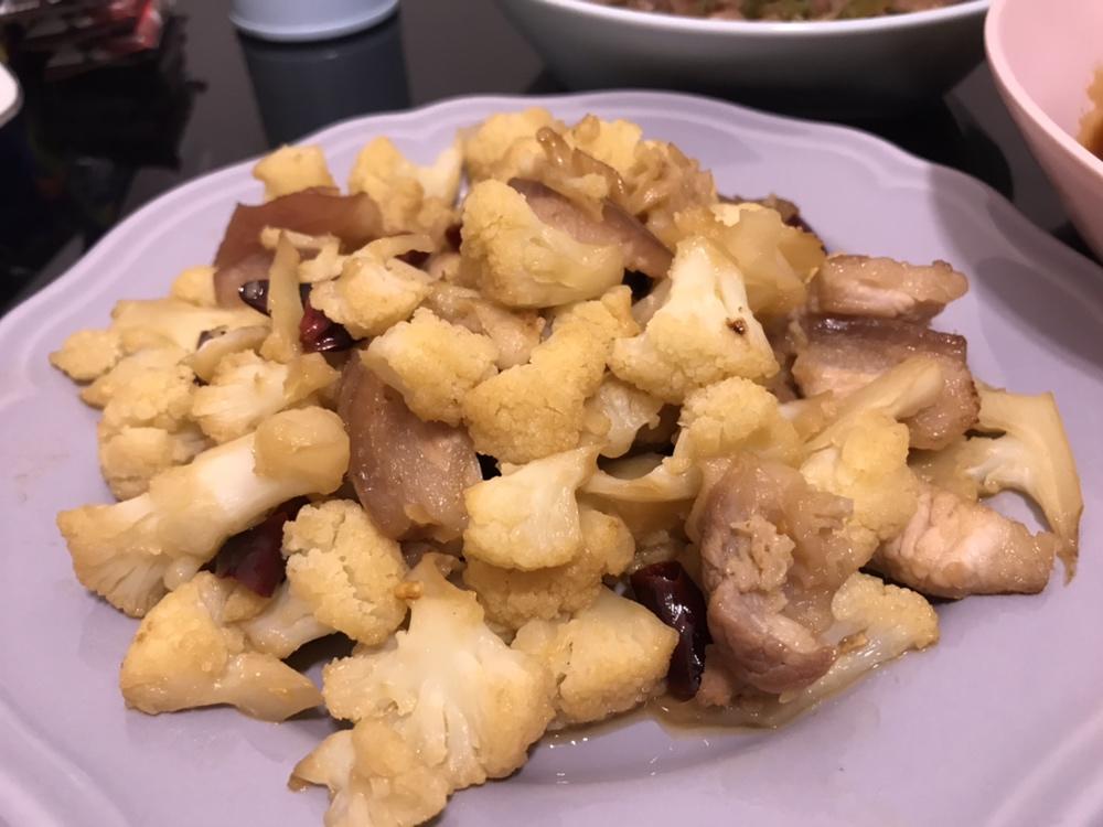老丁的私房菜-干锅花菜
