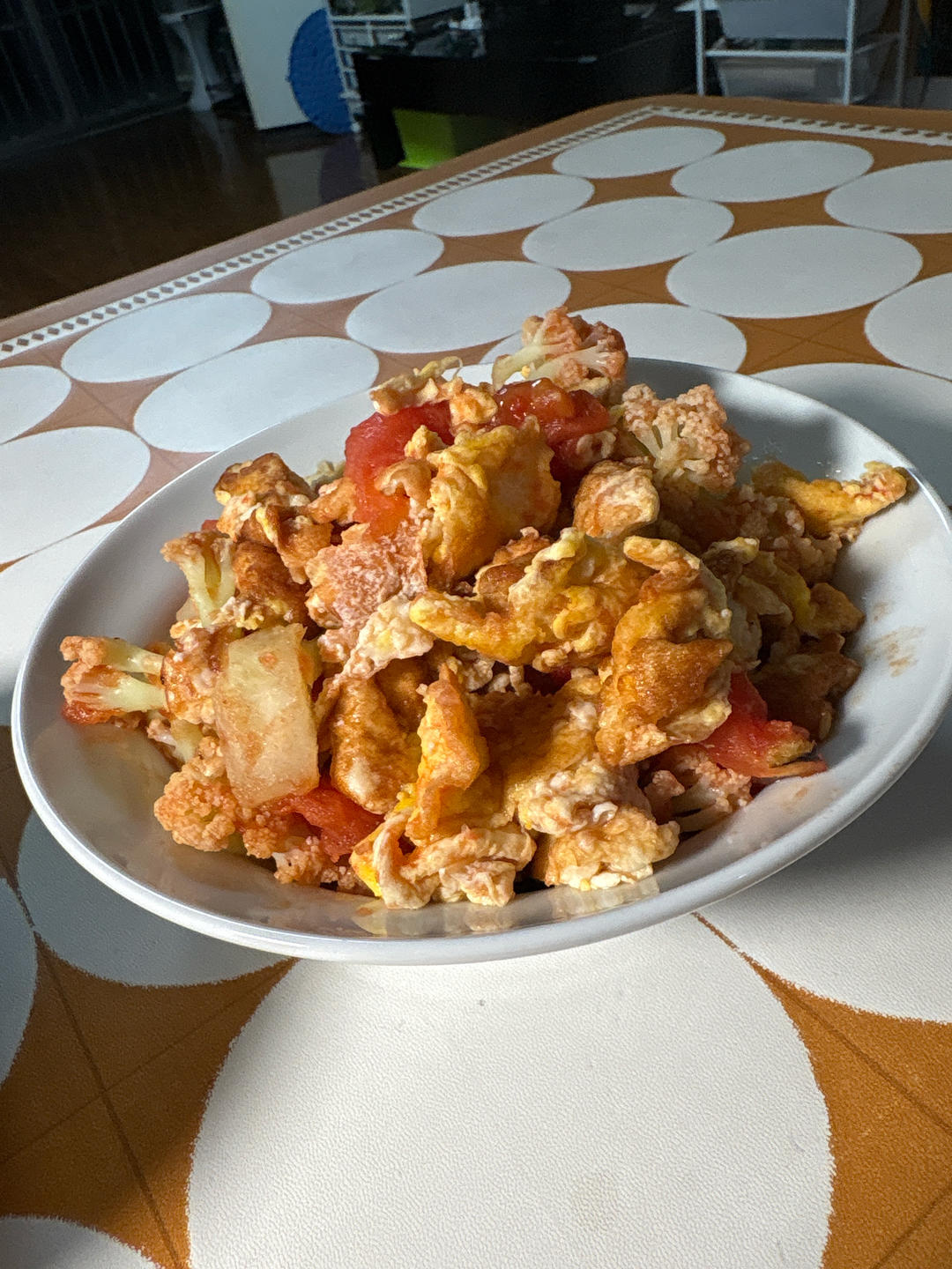 西红柿鸡蛋菜花