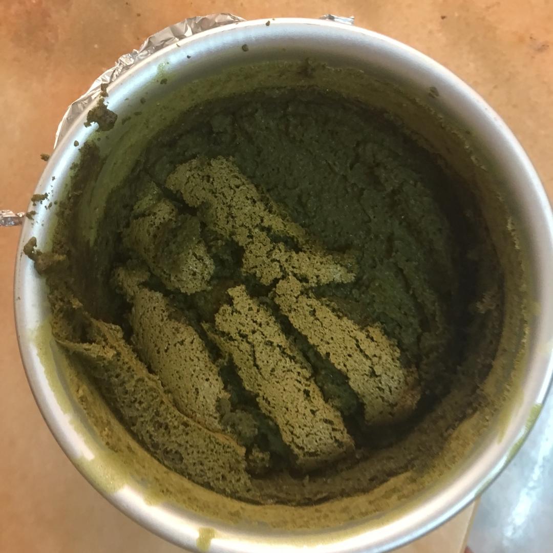 六寸抹茶戚风蛋糕