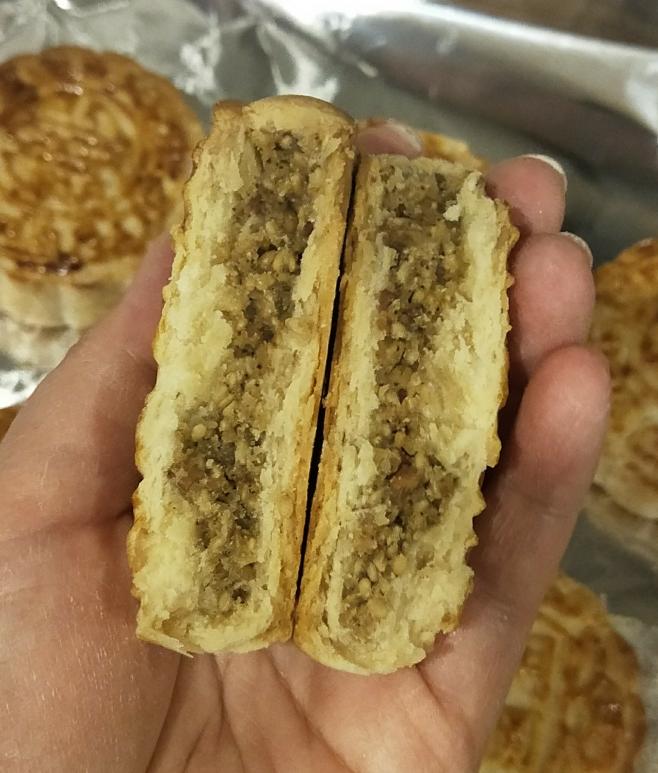 双酥椒盐月饼的做法