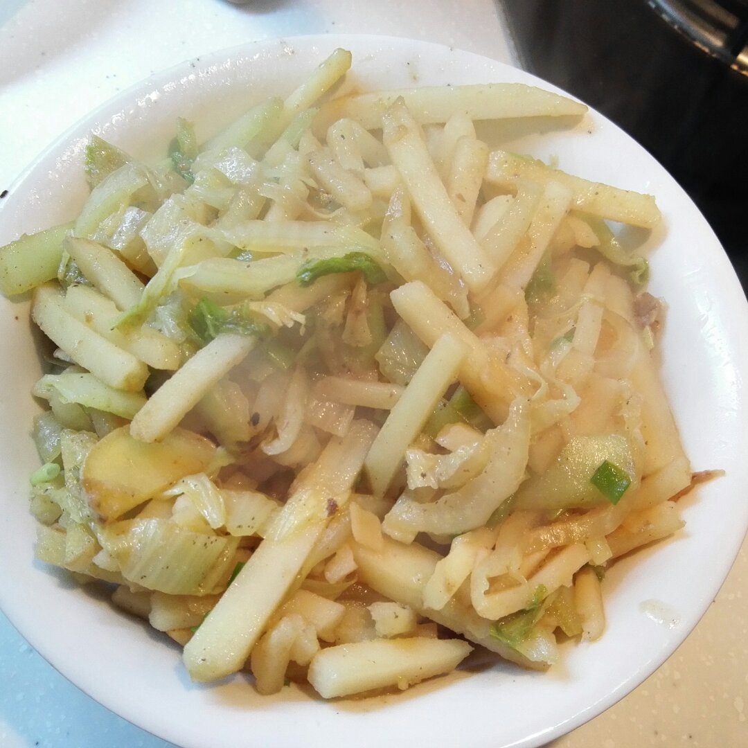 土豆炖白菜
