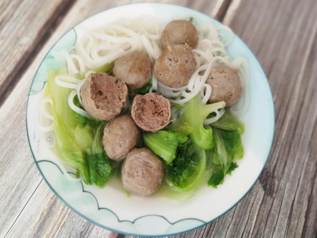 潮汕手槌牛肉丸汤河粉的做法步骤图 罗下饭 下厨房