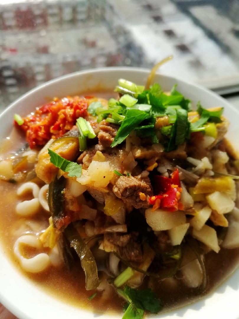 山西正宗荞面猫耳朵做法的做法