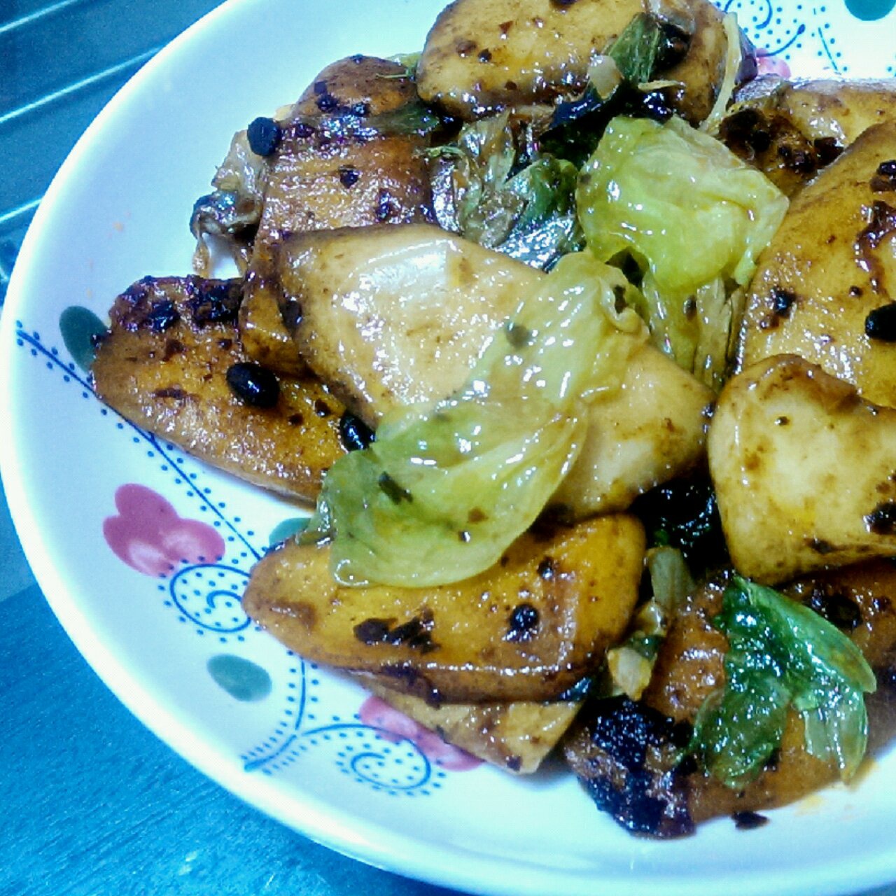 豆豉辣炒年糕