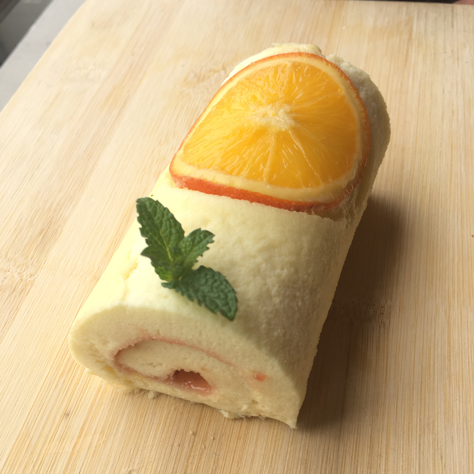 橙香蛋糕卷