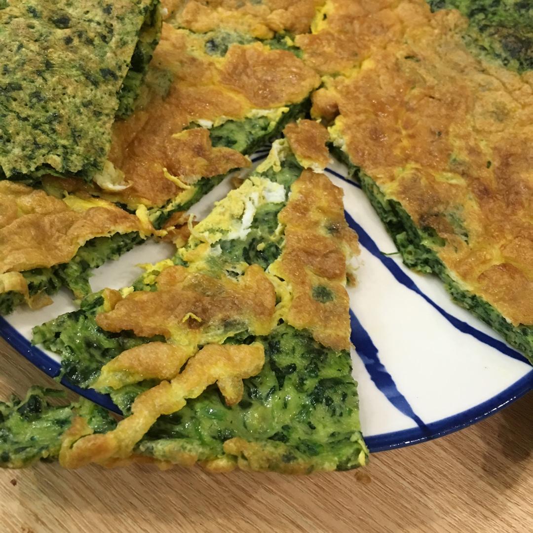 低脂菠菜蛋饼