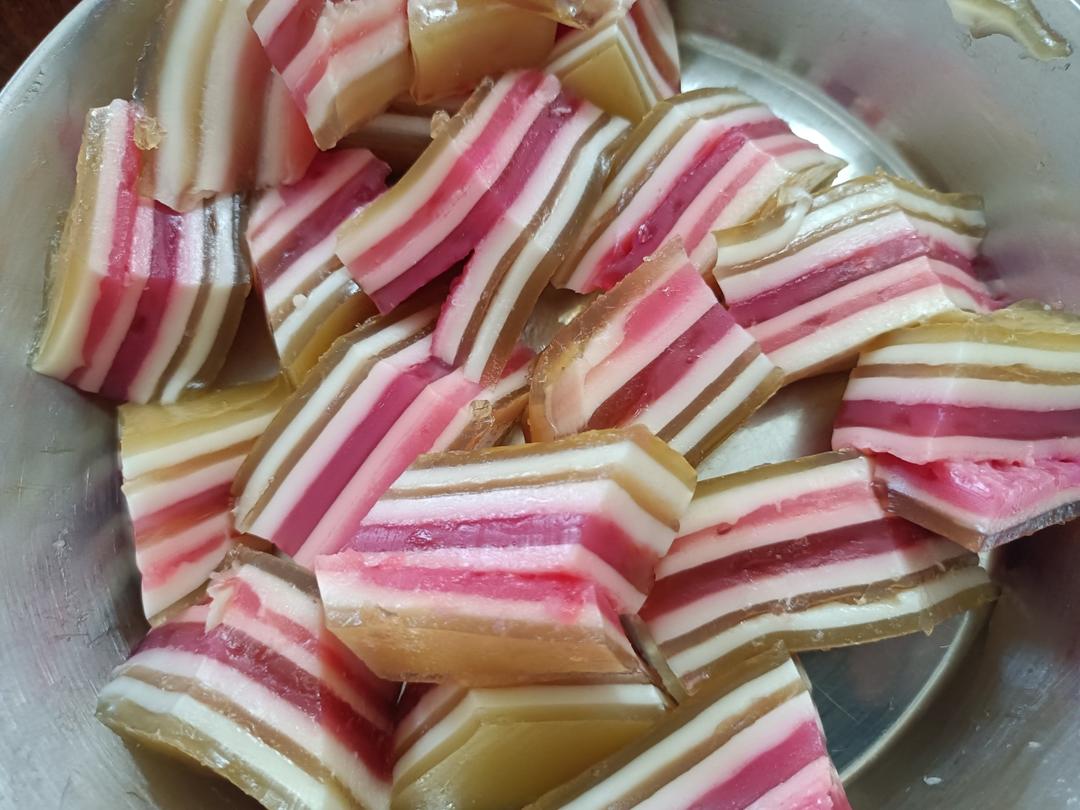 火龙果千层糕（木薯淀粉版）