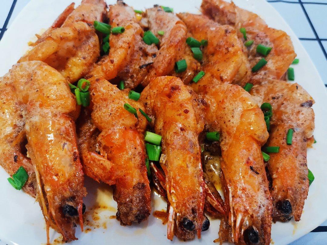 咸蛋黄焗虾