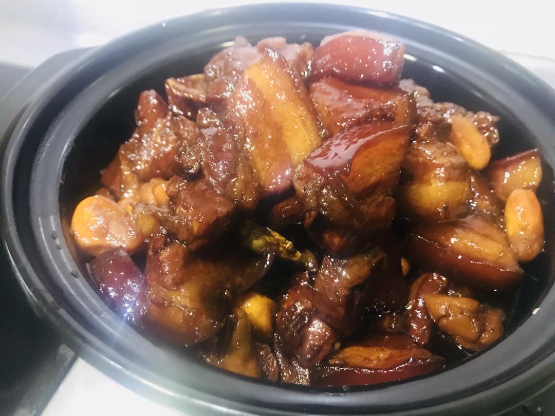 超萌菠萝蜜核红烧肉的做法