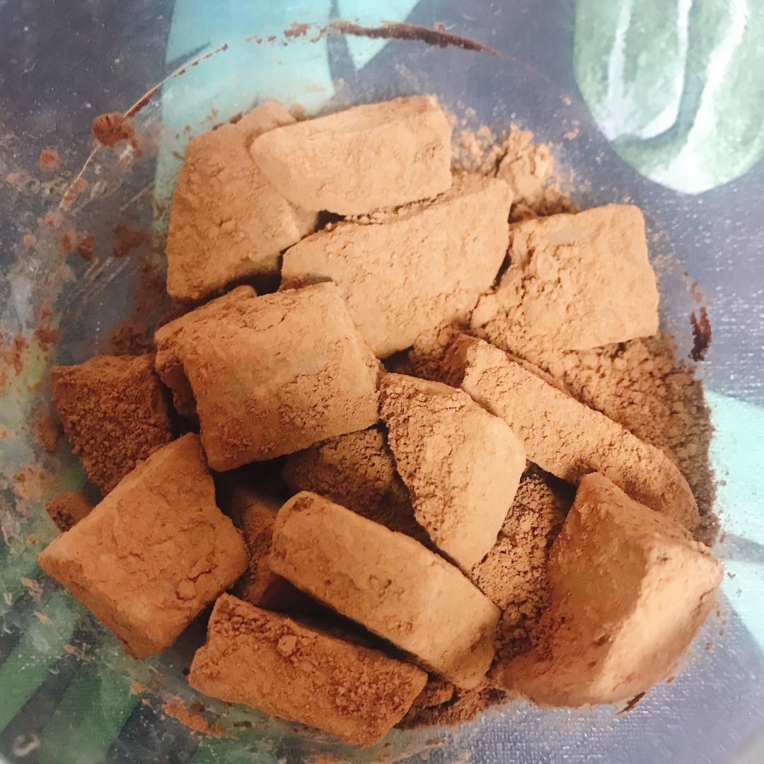 用可可粉做生巧