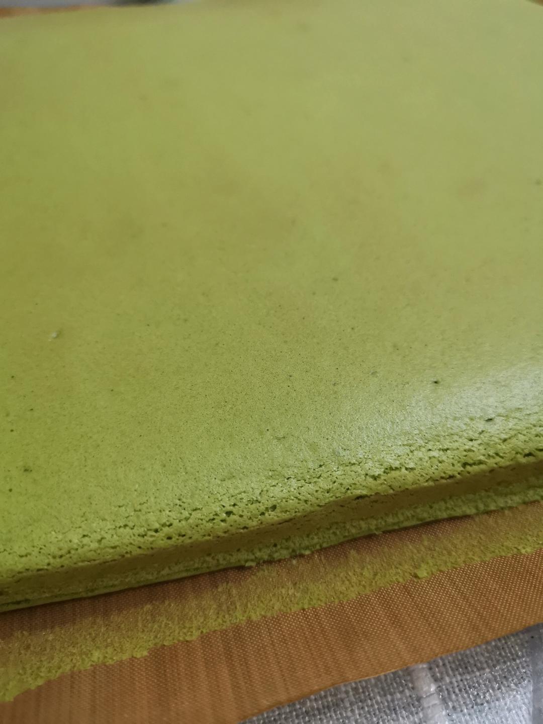 完美抹茶蜜豆蛋糕卷