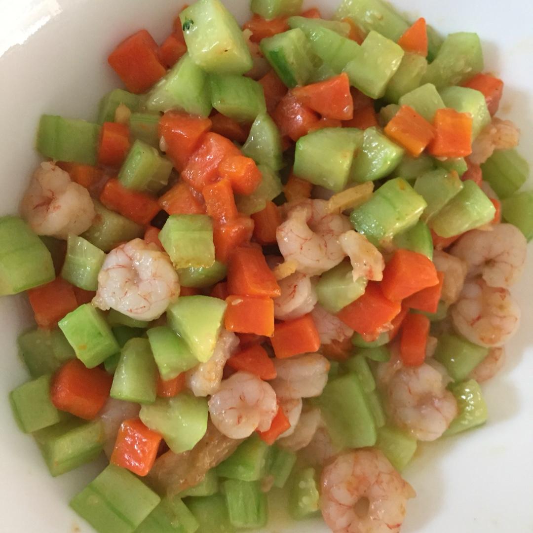 三色炒虾仁