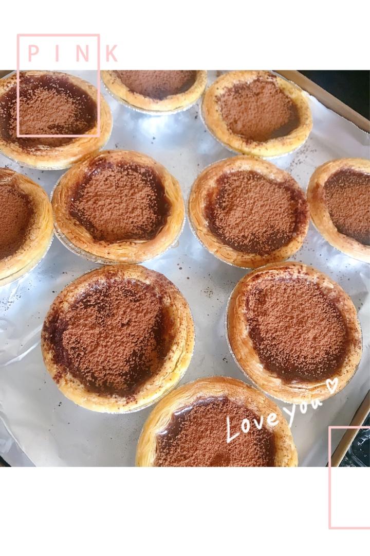 香浓丝滑❗️🔥一口爆浆的巧克力脏脏蛋挞❗️